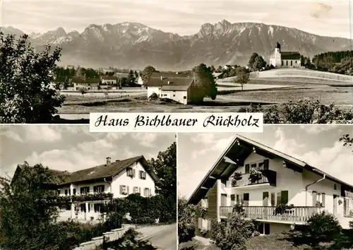 AK / Ansichtskarte  Rueckholz_Bayern Haus Bichlbauer Panorama