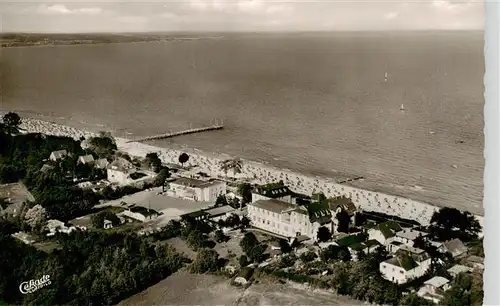 AK / Ansichtskarte  Scharbeutz_Ostseebad Fliegeraufnahme