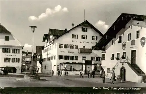 AK / Ansichtskarte 73904677 Reutte_Tirol_AT Hotel Goldener Hirsch