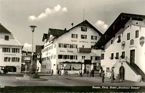 AK / Ansichtskarte  Reutte_Tirol_AT Hotel Goldener Hirsch