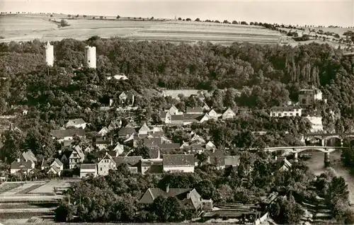 AK / Ansichtskarte  Bad_Koesen Volkssolbad Panorama Blick vom Himmelreich