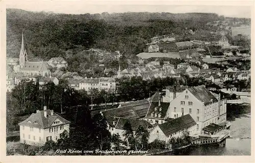 AK / Ansichtskarte 73904699 Bad_Koesen Panorama Blick vom Gradierwerk