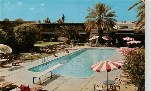 AK / Ansichtskarte  Phoenix_Arizona Motor Hotel Park Central Swimming Pool