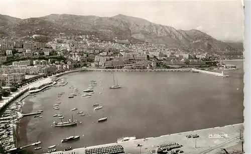 AK / Ansichtskarte  Monaco Vue panoramique sur la Condamine et Monte Carlo