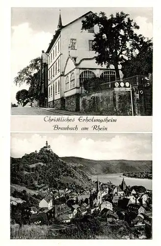 AK / Ansichtskarte  Braubach_Rhein Christliches Erholungsheim Panorama