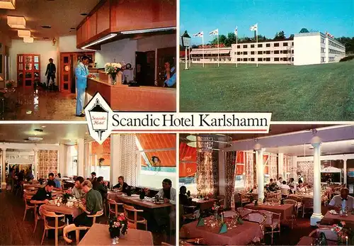 AK / Ansichtskarte 73904730 Karlshamn_Sweden Scandic Hotel Restaurant