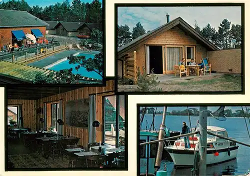 AK / Ansichtskarte  Askeby_DK Motel Skipperbyen Bungalow Gaststaette Charterboat