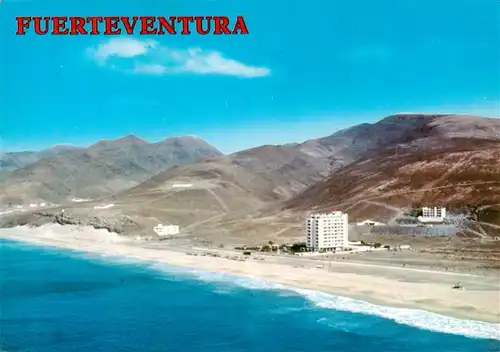 AK / Ansichtskarte  Jandia_Fuerteventura_Canarias_ES Playa y Hotel Playa Jandia vista aérea