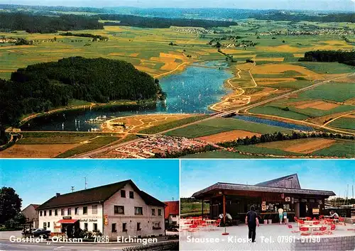 AK / Ansichtskarte  Elchingen Stausee Buch Freizeitzentrum Luftaufnahme Gasthof Ochsen Kiosk