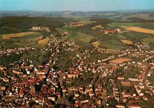 AK / Ansichtskarte 73904778 St_Wendel_Saar Panorama mit Bosenberg Kurklinik Missionshaus