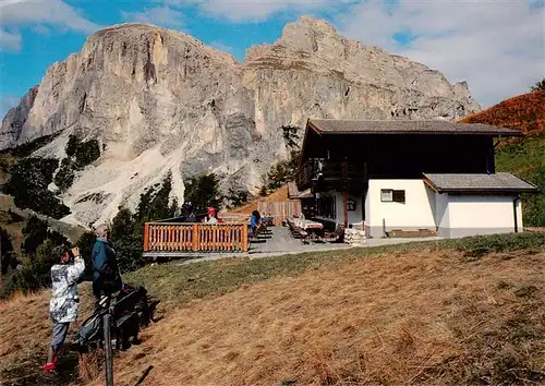 AK / Ansichtskarte 73904789 Colfosco_in_Badia_1645m_Dolomiti_IT Rifugio Col Pradat Berghaus Dolomiten