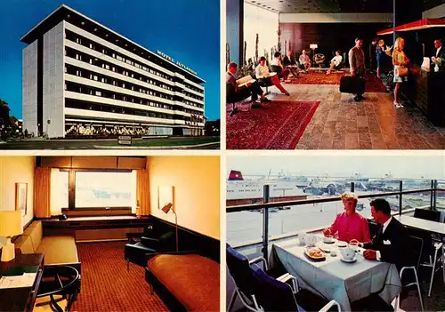 AK / Ansichtskarte 73904810 Frederikshavn_DK Hotel Jutlandia Empfang Restaurant Terrasse Fremdenzimmer