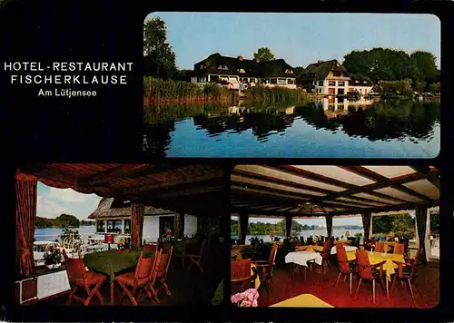 AK / Ansichtskarte 73904812 Trittau Hotel Restaurant Fischerklause am Luetjensee