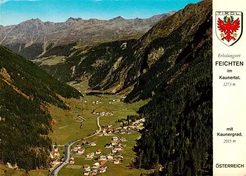 AK / Ansichtskarte 73904870 Feichten_Kaunertal_Tirol_AT Panorama Erholungsort mit Kaunergrad