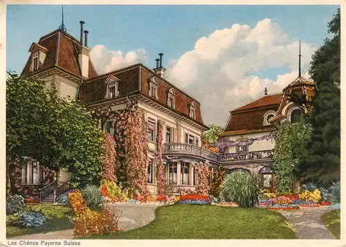 AK / Ansichtskarte  Payerne_VD Les Chenes Kath Maedchenspensionat von franz Schwestern