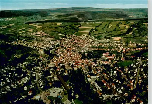 AK / Ansichtskarte  Bad_Orb Martinushalle im Kurpark Fliegeraufnahme