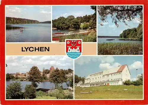 AK / Ansichtskarte  Lychen Zenssee Bootshafen Am Grossen Lychensee Stadtsee Ferienzentrum Seeblick