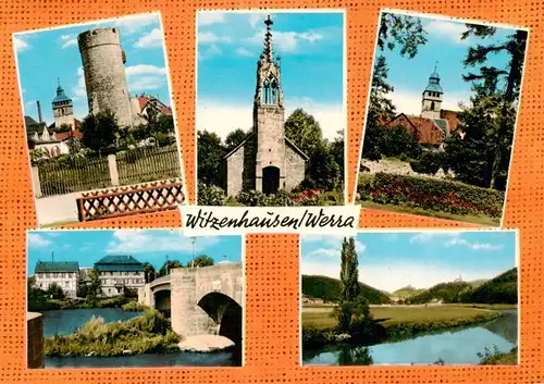 AK / Ansichtskarte 73905016 Witzenhausen Turm Kirche Bruecke Kanal