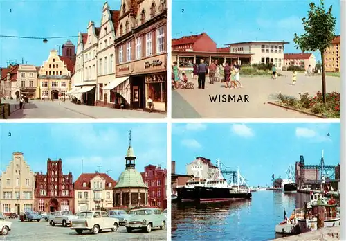 AK / Ansichtskarte  Wismar_Mecklenburg Kramerstrasse Vor Wendorf Kaufhof Nord Markt Hafen