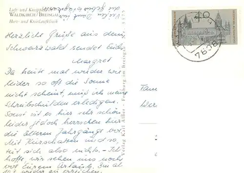 AK / Ansichtskarte  Waldkirch_Breisgau Herz und Kreislaufklinik