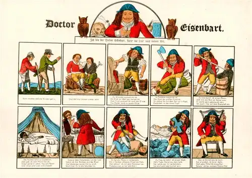 AK / Ansichtskarte  Eule_Owl_Hibou Dortor Eisenbart