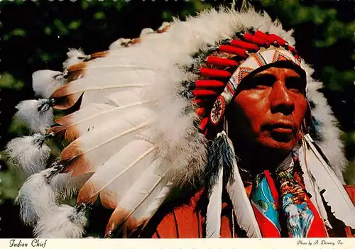 AK / Ansichtskarte 73905107 Indiana Indian Chief