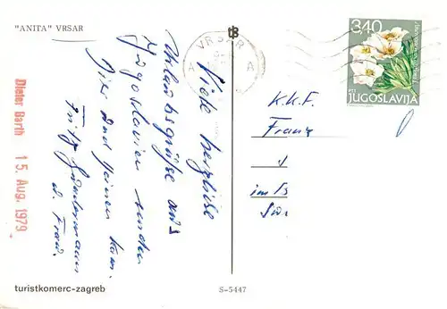 AK / Ansichtskarte  Vrsar_Istria_Croatia Anita Fliegeraufnahme