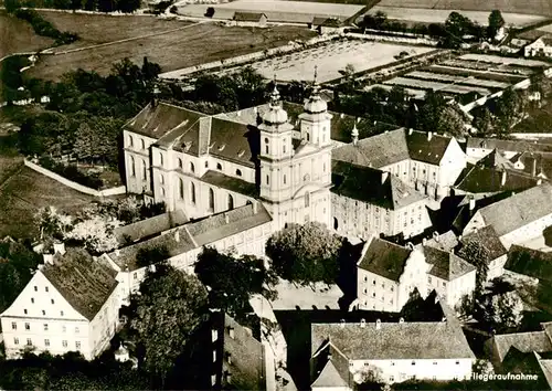 AK / Ansichtskarte 73905176 Waldsassen Kirche und Abtei Fliegeraufnahme