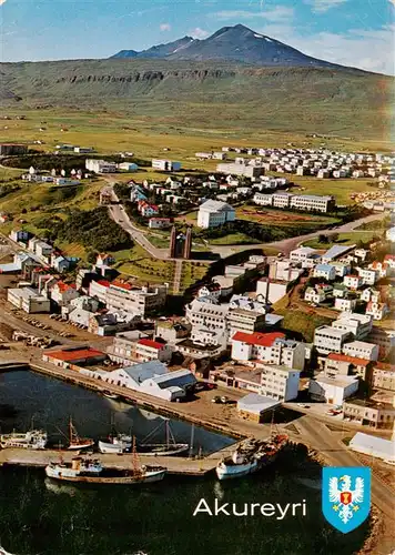 AK / Ansichtskarte  Akureyri_Iceland Fliegeraufnahme