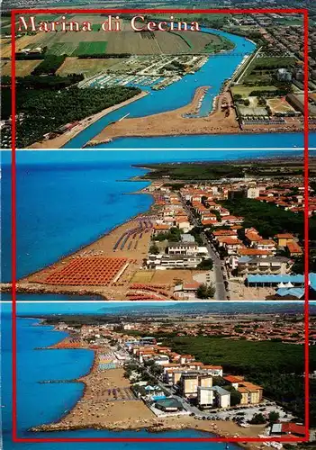 AK / Ansichtskarte 73905179 Cecina_Toscana_IT Marina di Cecina Fliegeraufnahmen