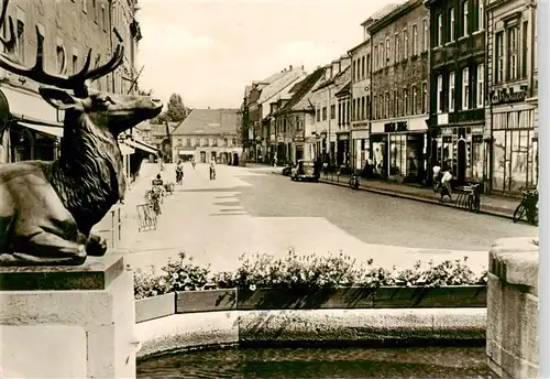 AK / Ansichtskarte  Grossenhain_Sachsen Blick vom Karl Marx Platz zum Frauenmarkt