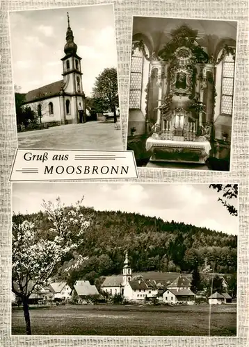 AK / Ansichtskarte 73905362 Moosbronn_Gaggenau Kirche Inneres Panorama