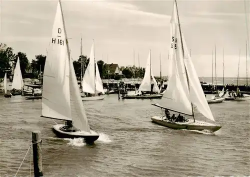 AK / Ansichtskarte  Strande_Holstein Ausfahrt zur Regatta