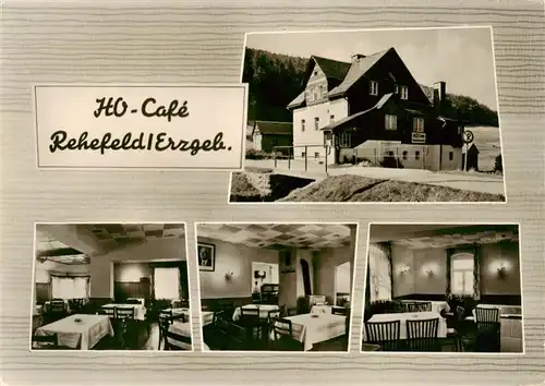 AK / Ansichtskarte  Rehefeld-Zaunhaus_Altenberg HO Cafe Gastraeume