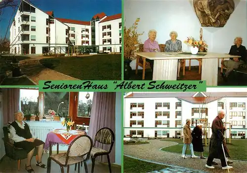 AK / Ansichtskarte 73905404 Riesa_Sachsen Senioren Haus Albert Schweitzer Teilansichten