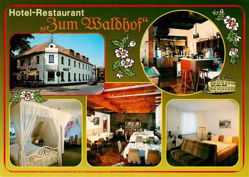 AK / Ansichtskarte 73905432 Welzow Hotel Restaurant Zum Waldhof Gaststube Bar Gaestezimmer