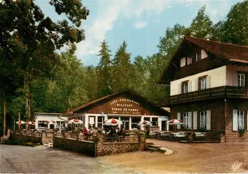 AK / Ansichtskarte  Eguelshardt_57_Moselle Cafe Restaurant Bellevue Muller Notation Conotage Camping