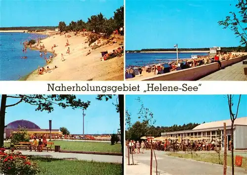 AK / Ansichtskarte  Frankfurt_Oder Naherholungsgebiet Helene See Strandpartien Restaurant Terrasse