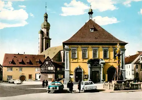 AK / Ansichtskarte  Eibelstadt Rathaus Kirche