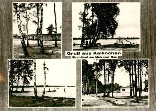 AK / Ansichtskarte  Kallinchen_Zossen Strandbad am Motzener See Details