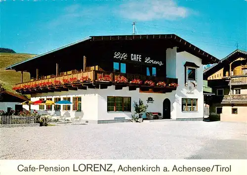 AK / Ansichtskarte 73905541 Achenkirch_Tirol_AT Cafe Pension Lorenz 