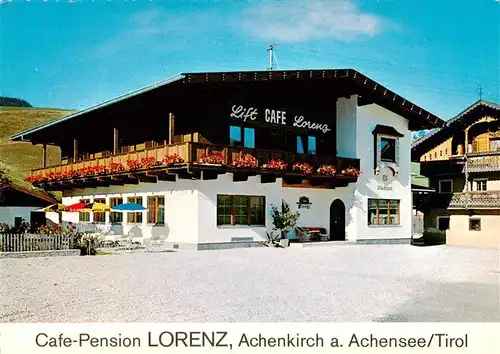 AK / Ansichtskarte  Achenkirch_Tirol_AT Cafe Pension Lorenz 