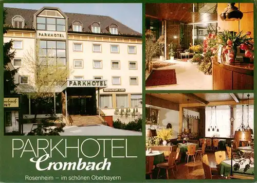 AK / Ansichtskarte  Rosenheim__Bayern Parkhotel Crombach Gastraeume