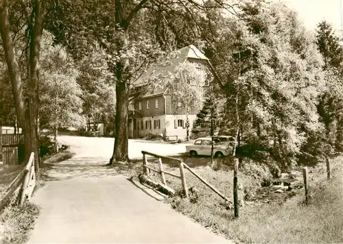 AK / Ansichtskarte  Baerenfels_Erzgebirge_Altenberg HOG Putzmuehle mit dem Poebelbach