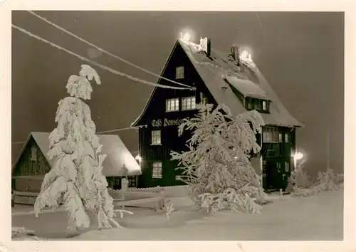 AK / Ansichtskarte  Waldidylle_Altenberg Fremdenhof Cafe Zugspitze Winteridyll