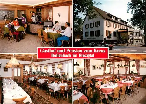 AK / Ansichtskarte  Bollenbach_Kinzigtal Gasthof Pension zum Kreuz Gastraeume