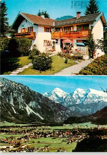 AK / Ansichtskarte 73905632 Ruhpolding Haus Greiner Panorama