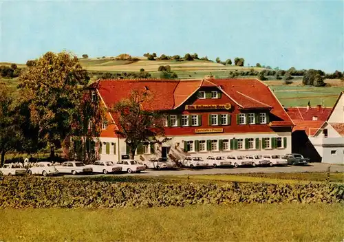 AK / Ansichtskarte  Bissingen_Teck Restaurant Pension Otto Hoffmeister Haus