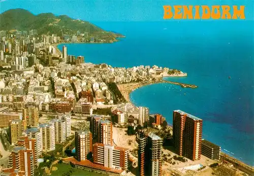 AK / Ansichtskarte  Benidorm_ES Fliegeraufnahme