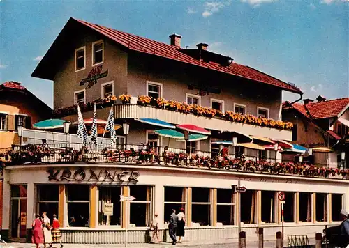 AK / Ansichtskarte  Garmisch-Partenkirchen Conditorei Terrassencafe Kroenner